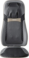 Homedics Back Massager with Heat, Shiatsu Elite II Heated Neck and Back Massage Cushion. 3 Different Massage Styles and 3 Massage Zones. Comes with Controller and Chair Straps