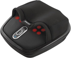 Homedics Shiatsu Air Max Foot Massager, Air Compression Massage, Deep-Kneading Rolling Massage, Soothing Heat, Pain Relief and Muscle Recovery, Relaxes Feet, Spa Therapy for Home or Office